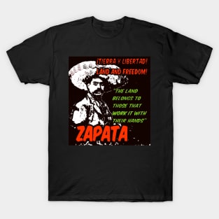 Emiliano Zapata - Tierra y Libertad T-Shirt